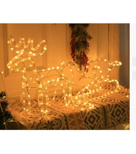 Amazon.co.jp: LEDイルミネーション チューブライトモチーフサンタ